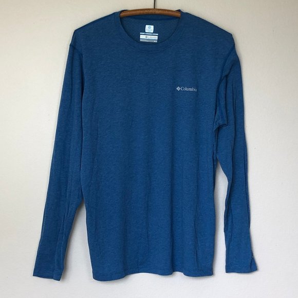 Columbia Tops - COLUMBIA OMNI Freeze Zero Long Sleeve Blue Tee M